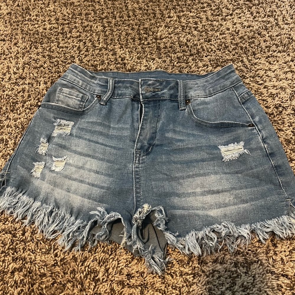 Cutoff light denim Jean shorts EUC